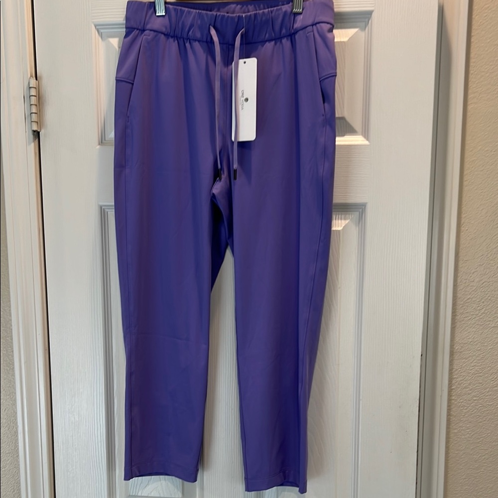 CRZ YOGA Purple Activewear Pants cropped - Picture 5 of 5